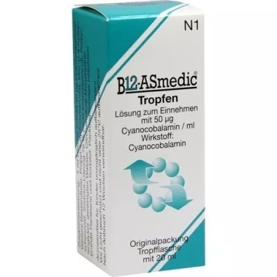 B12 ASMEDIC druppels voor oraal gebruik, 20 ml B12 ASMEDIC druppels voor oraal gebruik, 20 ml