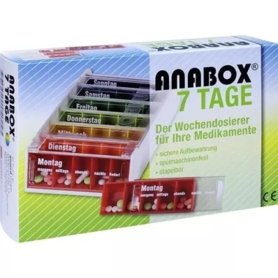 ANABOX 7 dagen regenboog, 1 uur ANABOX 7 dagen regenboog, 1 uur