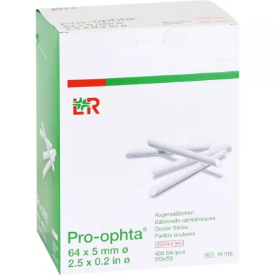 PRO-OPHTA Steriele oogwattenstaafjes, 400 stuks