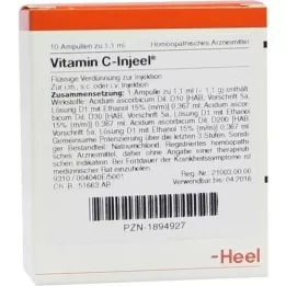 VITAMIN C INJEEL Ampullen, 10 stuks