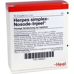 HERPES SIMPLEX Nosode Injeel ampullen, 10 stuks
