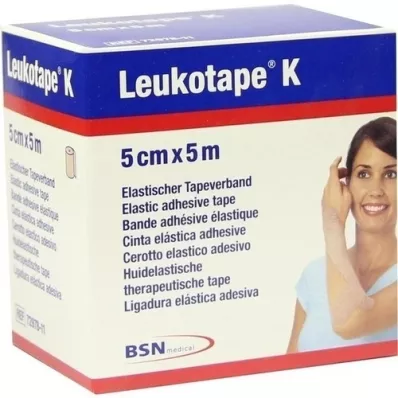 LEUKOTAPE K 5 cm huidskleurig, 1 stuk LEUKOTAPE K 5 cm huidskleurig, 1 stuk