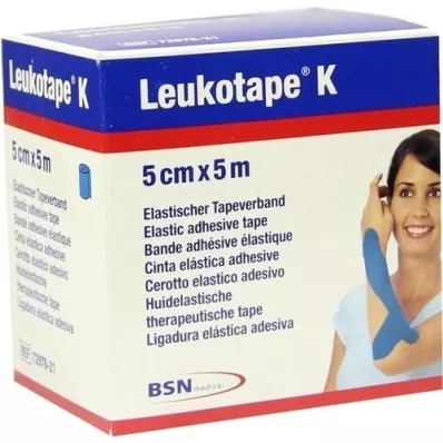 LEUKOTAPE K 5 cm blauw, 1 stuk LEUKOTAPE K 5 cm blauw, 1 stuk