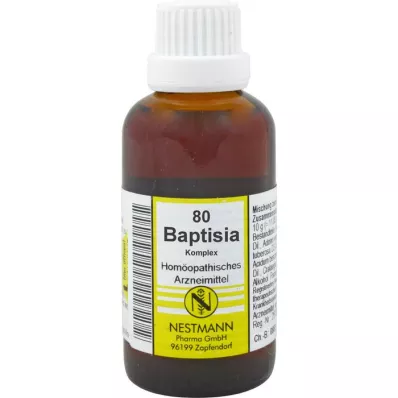 BAPTISIA KOMPLEX Nr.80 Verdunning, 50 ml BAPTISIA KOMPLEX Nr.80 Verdunning, 50 ml