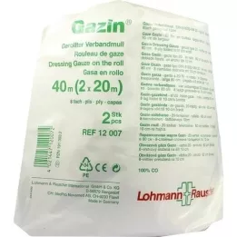 GAZIN Verbandgaas 10 cmx40 m 8-voudig, 1 stuk