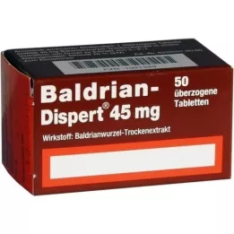 BALDRIAN DISPERT 45 mg omhulde tabletten, 50 stuks