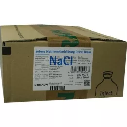 KOCHSALZLÖSUNG 0,9% oplossing voor injectie, 20X50 ml