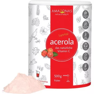 ACEROLA 100% natuurlijk vitamine C-poeder, 500 g ACEROLA 100% natuurlijk vitamine C-poeder, 500 g