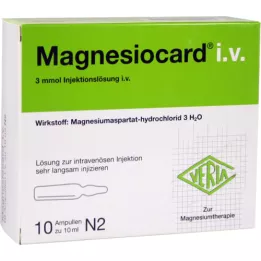 MAGNESIOCARD i.v.Oplossing voor injectie, 10X10 ml