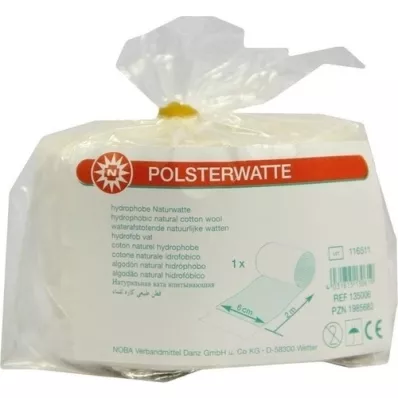 POLSTERWATTE opgerold 6 cmx2 m, 1 stuk POLSTERWATTE opgerold 6 cmx2 m, 1 stuk