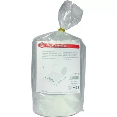 POLSTERWATTE opgerold 15 cmx2 m, 1 stuk POLSTERWATTE opgerold 15 cmx2 m, 1 stuk