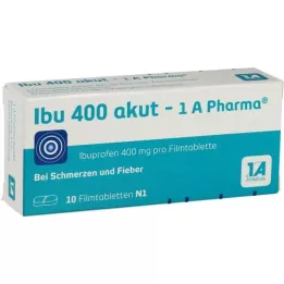 IBU 400 akut-1A Pharma filmomhulde tabletten, 10 stuks