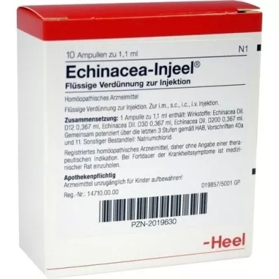 ECHINACEA INJEEL Ampullen, 10 stuks ECHINACEA INJEEL Ampullen, 10 stuks