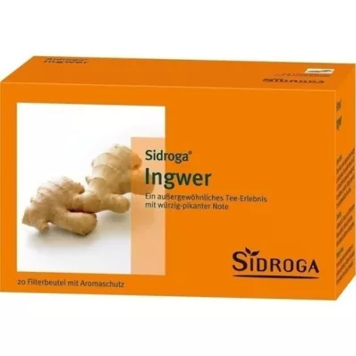 SIDROGA Filterzakje voor gemberthee, 20X0,75 g