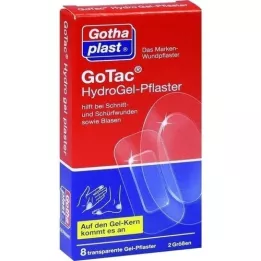 GOTAC HydroGel-pleisters 2 maten, 8 stuks