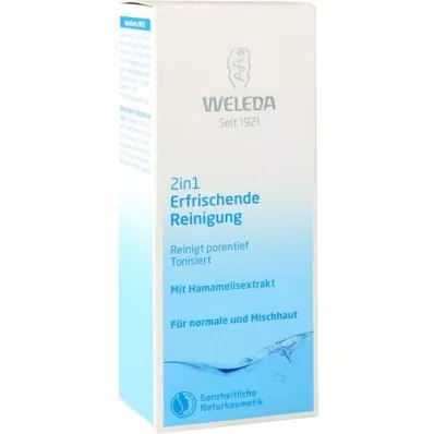 WELEDA 2in1 verfrissende reinigingsmelk, 100 ml WELEDA 2in1 verfrissende reinigingsmelk, 100 ml