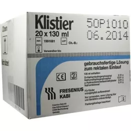 Klysma, 20 x 130 ml