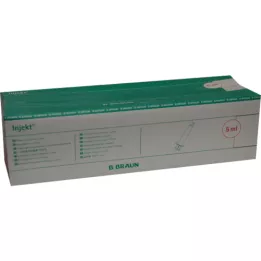 INJEKT Solospuit 5 ml Luer excentrisch PVC-vrij, 100X5 ml