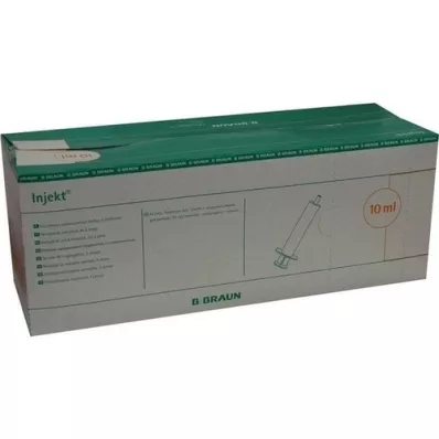 INJEKT Solospuit 10 ml Luer excentrisch PVC-fr., 100X10 ml INJEKT Solospuit 10 ml Luer excentrisch PVC-fr., 100X10 ml