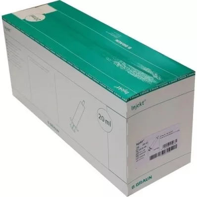 INJEKT Solospuit 20 ml Luer excentrisch PVC-fr., 100X20 ml INJEKT Solospuit 20 ml Luer excentrisch PVC-fr., 100X20 ml