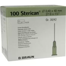 STERICAN Tandenblikje Luer 0,4x40 mm, 100 st