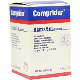 COMPRIDUR Compressieverband 8 cmx5 m, 1 stuk