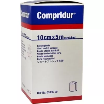 COMPRIDUR Compressieverband 10 cmx5 m, 1 stuk COMPRIDUR Compressieverband 10 cmx5 m, 1 stuk