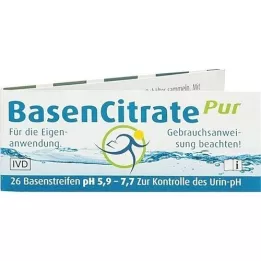 BASEN CITRATE Pur Teststr.pH 5,9-7,7 n.Apot.R.Keil, 26 stuks