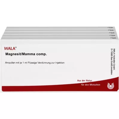 MAGNESIT/MAMMA comp. ampullen, 50X1 ml MAGNESIT/MAMMA comp. ampullen, 50X1 ml