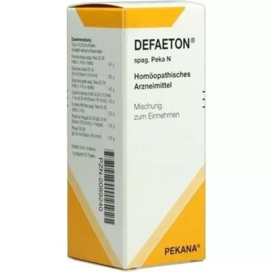 DEFAETON spag.Peka N druppels, 50 ml DEFAETON spag.Peka N druppels, 50 ml