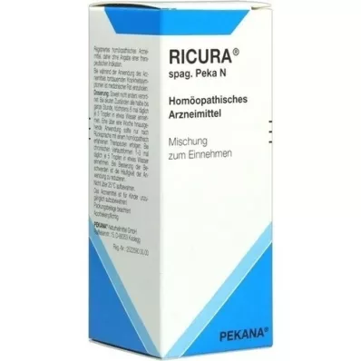 RICURA spag.Peka N druppels, 50 ml RICURA spag.Peka N druppels, 50 ml