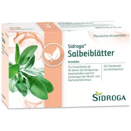 SIDROGA Theefilterzakjes van salieblaadjes, 20X1,5 g
