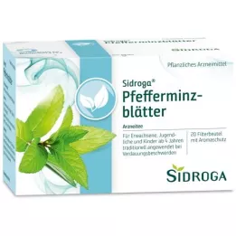 SIDROGA Theefilterzakjes met pepermuntblaadjes, 20X1,5 g