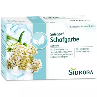 SIDROGA Duizendbladtheefilterzakjes, 20X1,5 g SIDROGA Duizendbladtheefilterzakjes, 20X1,5 g