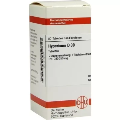 HYPERICUM D 30 tabletten, 80 st
