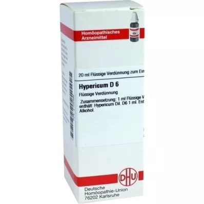 HYPERICUM D 6 Verdunning, 20 ml