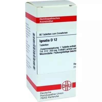 IGNATIA D 12 tabletten, 80 st IGNATIA D 12 tabletten, 80 st