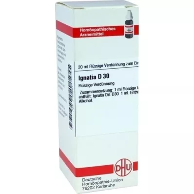IGNATIA D 30 Verdunning, 20 ml IGNATIA D 30 Verdunning, 20 ml