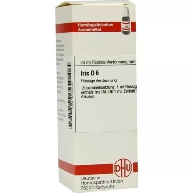 IRIS D 6 Verdunning, 20 ml