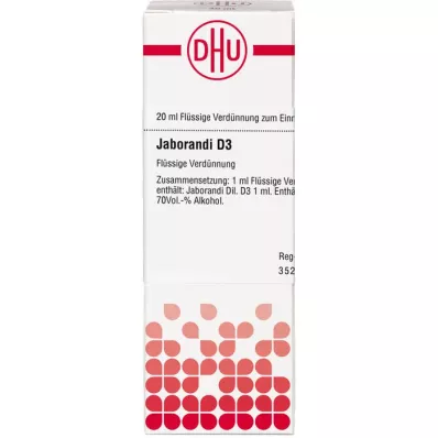 JABORANDI D 3-verdunning, 20 ml