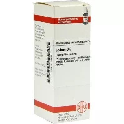 JODUM D 6 Verdunning, 20 ml