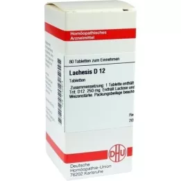 LACHESIS D 12 tabletten, 80 st