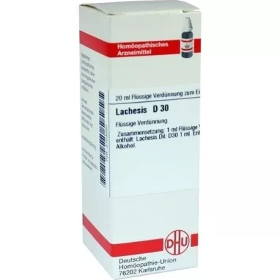 LACHESIS D 30 Verdunning, 20 ml