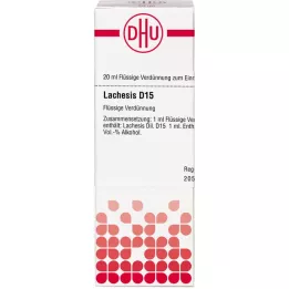LACHESIS D 15 Verdunning, 20 ml