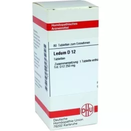 LEDUM D 12 tabletten, 80 st