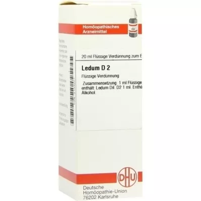 LEDUM D 2 Verdunning, 20 ml LEDUM D 2 Verdunning, 20 ml
