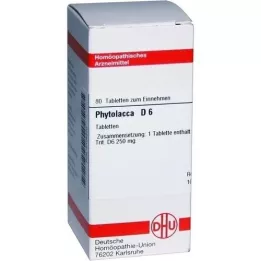 PHYTOLACCA D 6 tabletten, 80 st