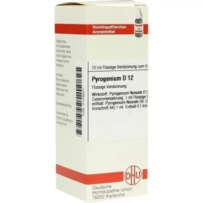 PYROGENIUM D 12 Verdunning, 20 ml PYROGENIUM D 12 Verdunning, 20 ml