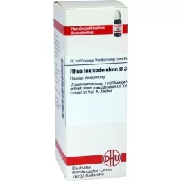 RHUS TOXICODENDRON D 30 Verdunning, 20 ml