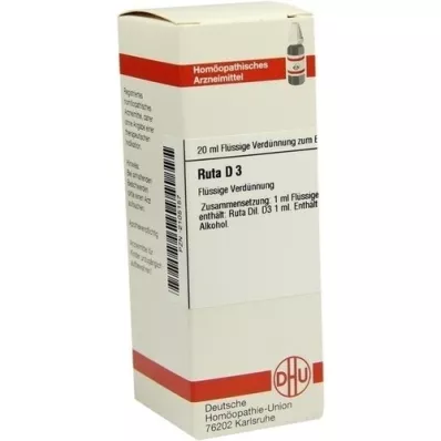 RUTA D 3-verdunning, 20 ml RUTA D 3-verdunning, 20 ml